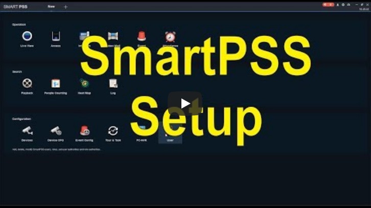 Download Dahua Smart PSS Software for windows and Mac